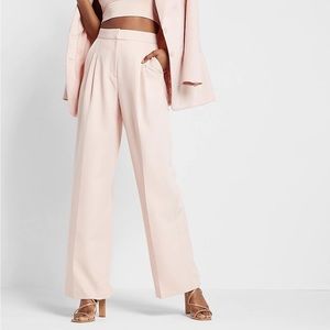 Express Wide Leg Pants (Blush)